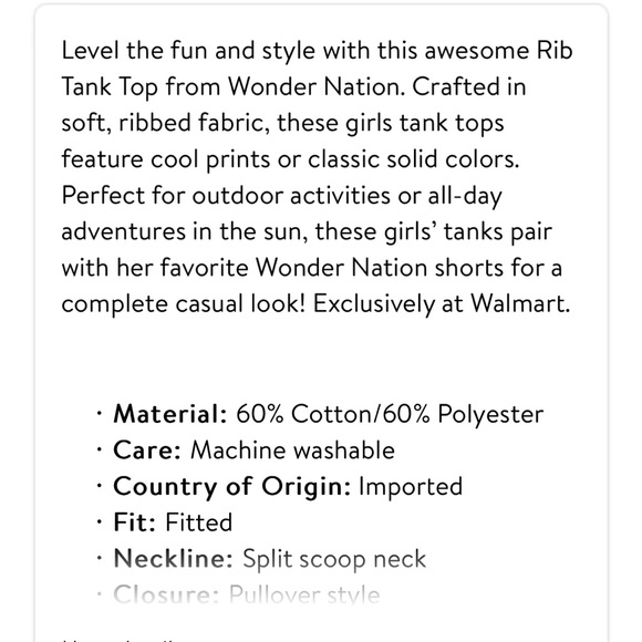 Two Ribbed Girls Tank Tops - Picture 5 of 5